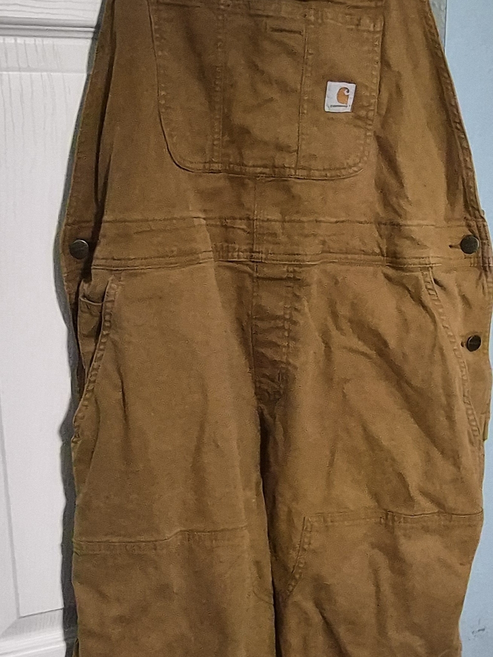 Carhartt Men’s Brown Duck Bib Overalls